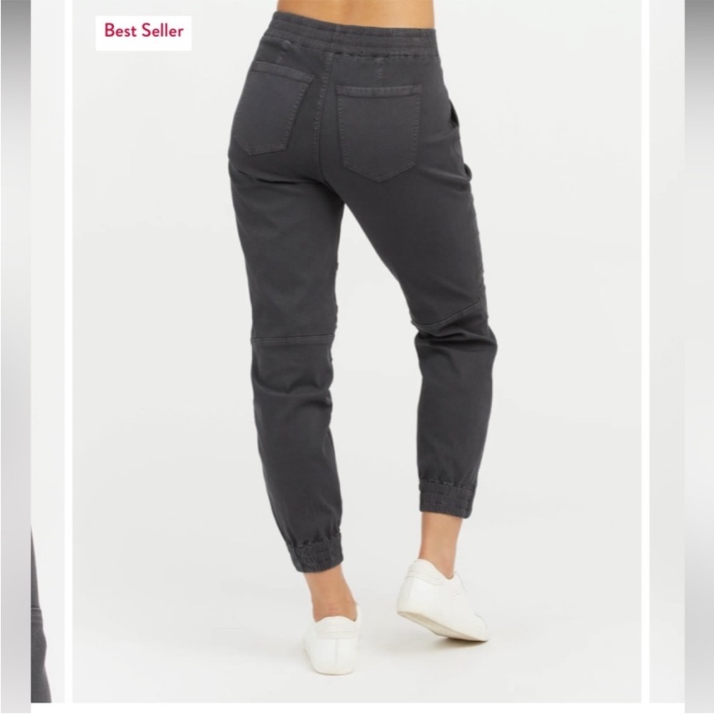 Spanx stretch twill cargo jogger woman’s medium like new excellent condition - Picture 3 of 11